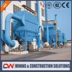 Rotary Drum Dry Rotary Kiln machine use Wet Scrubber Cyclone filter bag pulse Dust Collector Machine