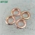 Import Round shining rose gold metal brass eyelet for clothing from China