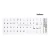 Import Russian language keyboard layout sticker for computer desktop laptop keyboard Multilingual from China