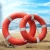Safety Life Buoy Rings 2.5Kg With Handles Inflatable