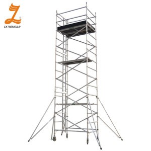 safety mobile wheels quick set scaffolding