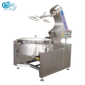 samosa fillings cooking machine pumpkin beans dates paste cooking mixer machine double jacketed thermal oil with electricity