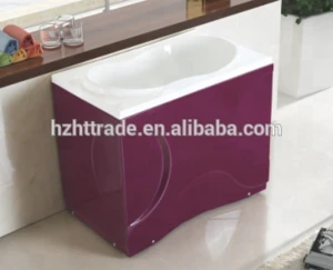 Sanitary ware light whirlpool spa cheap soaking tubs baby standing bath tub