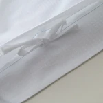 Sateen white hotel bedding 100% cotton duvet cover