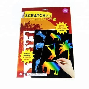 Scratch art craft set
