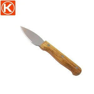 Seafood tools type stainless steel Oyster knife wood handle