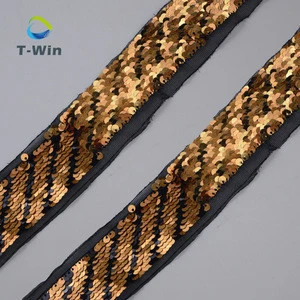 sequins decoratedembroidered braided mesh lace sequin trim