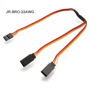 Servo Extension Y Cable Futaba JR 22AWG 15/20/30/50/60/80/100cm Servo Receiver Wire Lead For RC Car Helicopter Part
