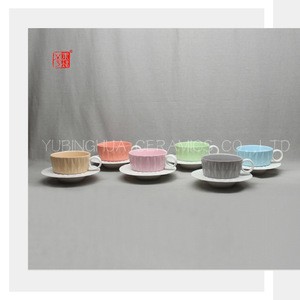 Set of 6 Turkish Cup and Saucer Set Tea Cup and Saucer Wholesale