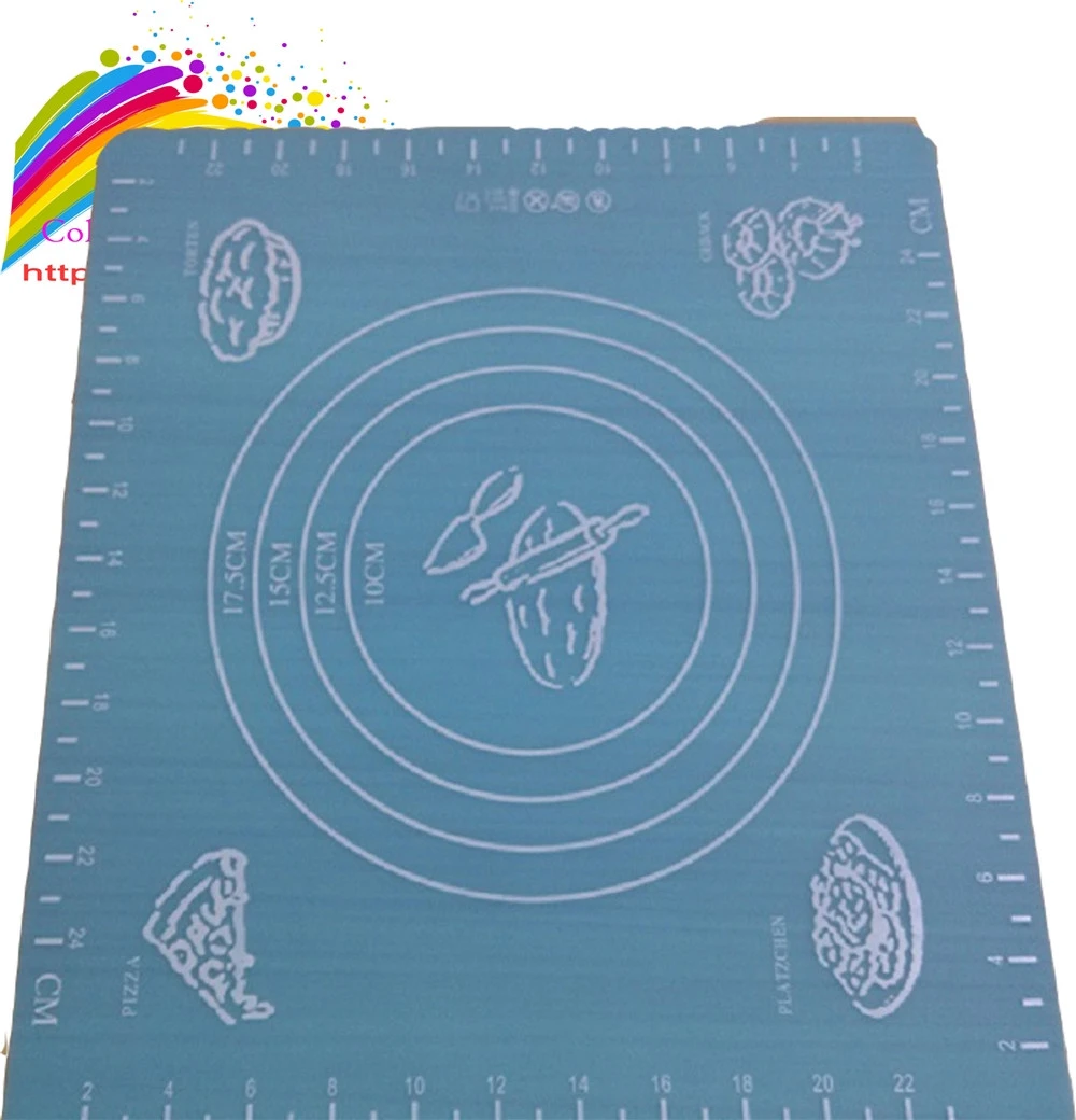 Silicone Baking Mat for Dough Rolling Pastry Fondant Mats Nonstick and Nonskid Heat Resistent