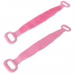 Silicone scrubbing towel back rub long back web celebrity hot style scrubbing towel bath towel exfoliate and massage skin