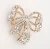 Import Silver crystal rhinestone bow knot DIY Jewelry Crafts Bow Knot Broaches from China