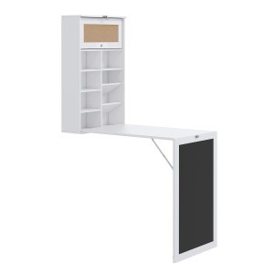 Simple and stylish folding home office desk bookshelf storage rack office desks