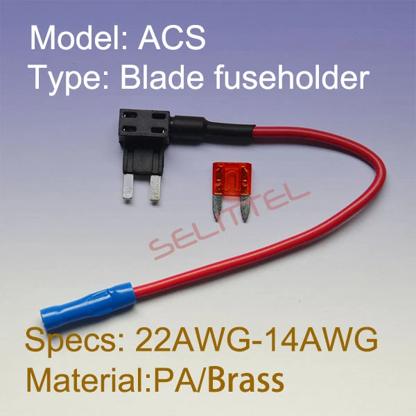 SL-ACS  (ATS, MINI,) in-line  Auto car blade  fuse holder