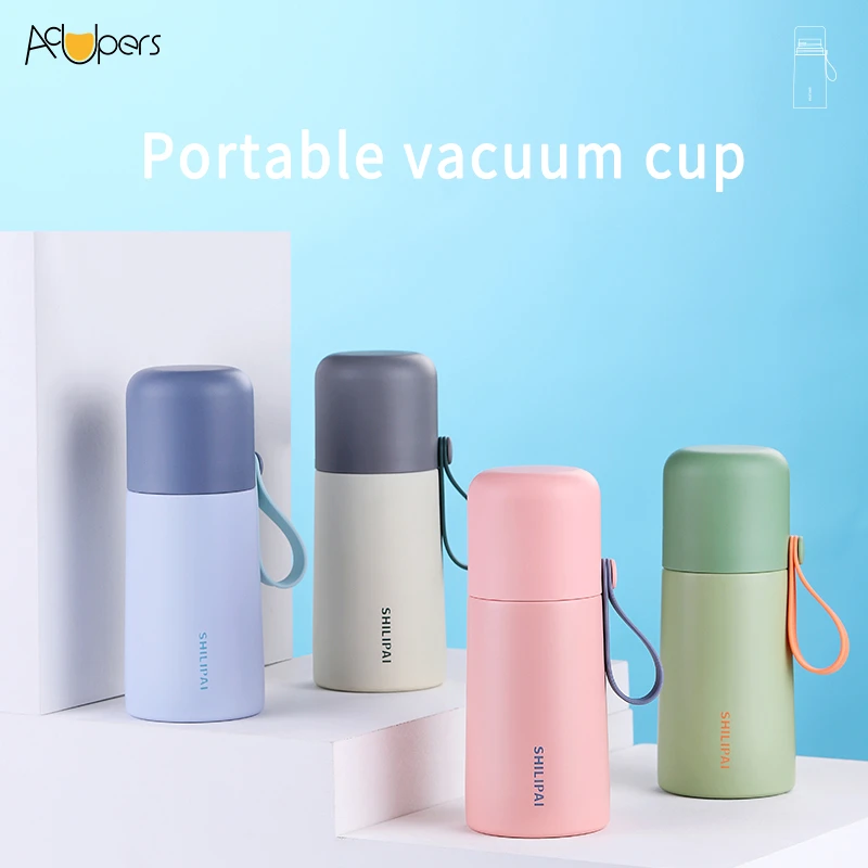 SL202855-280ML Portable Double Wall Insulated 304 Stainless Steel Vacuum Flask Thermos