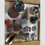 sliding glass shower door stoppers of stainless steel for shower room
