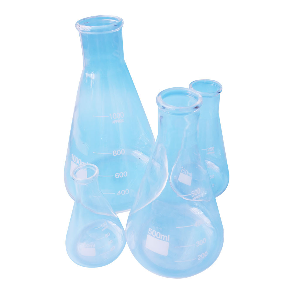 Buy Sn1121 Erlenmeyer Lab Narrow Neck Glass Bottles Conical Flask