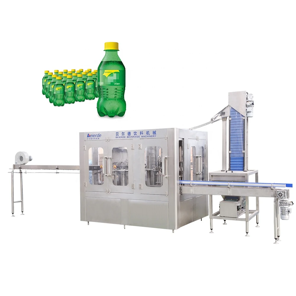 Soda water filling capping packing machine