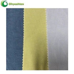 Soft And Breathable Knit Acetate Spandex Blends Micro Modal Fabric Ribbed 2*2 For Tshirt