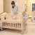 Import Solid Wood The Designer Extendable Baby Crib/Baby Bed/Baby Cot from China