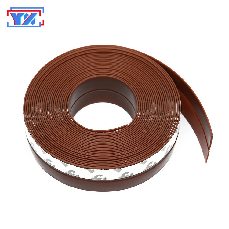 soundproof 3m self adhesive clear silicone rubber sealing strip for door frame