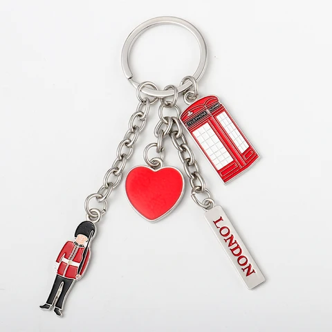 Buy Source Factory Metal Keychain Souvenir Keychain British London ...