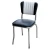 Import (SP-LC292)Commercial Fast food restaurant furniture leather chair restaurant tables chairs with metal leg booth PU leather chair from China