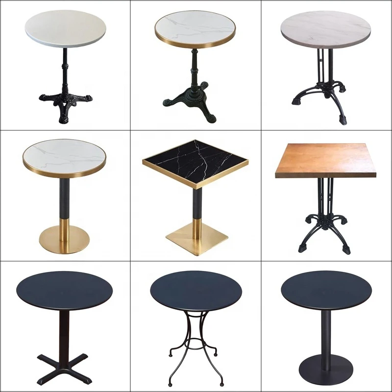 (SP-RT687R) Wholesale luxury small modern coffee tables dining restaurant table