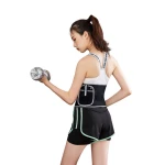 Sports fitness weight lifting sweat lower lumbar back support waist trainer waist belt
