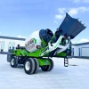 SQMG factory 5.5cbm automatic loading mixer truck  4wd  transit self feeding  mixer machine