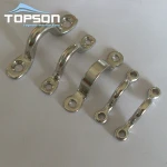 Stainless steel 316 rigging hardware pad eye plate