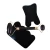 Import stainless steel black agate roller/ gua sha board body massage tool set skin care jade roller from China