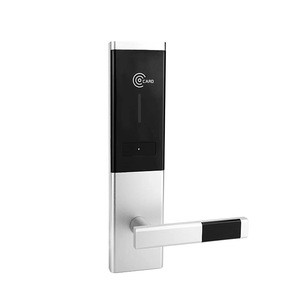 Stainless steel case electronic card key RFID access control hotel bluetooth door lock