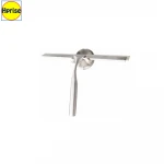 Stainless Steel Handle Water Scraper Car Cleaning Squeegee Silicone Shower Glass Wiper Metal Window Squeegee