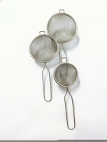 Stainless Steel Kitchen Cooking Tool Sift flour Stainless Steel Circular filter Strainer filter