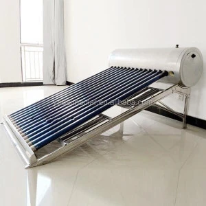 Stainless steel low-200L Solar Water Heater pressure with 20 vacuum tubes