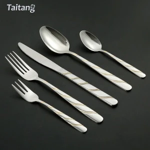 Stainless Steel Metal Type and Flatware Sets Flatware Type cutlery set