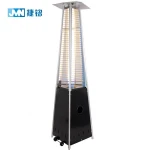 Stainless steel Pyramid outdoor patio infrared heater flame patio heater for swimming pool