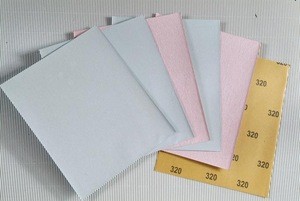 Stearate coated dry abrasive paper aluminium oxide or silicon carbide abrasive tools