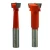 Import Step Drill Solid Dowel Blind Bore Planing Woodworking Bits 3 Flutes Cnc Router Bit from China