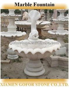 Stone carving fountain for sale, fish stone water fountain