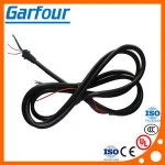 Strain relief cable power cable with ends stripped for machine equipment