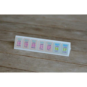 Strong adhesive sticky note custom printing customised with calendar