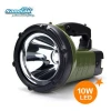 Super brightness 8" 10w led portable searchlight rechargeable 12v high power led searchlight