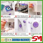 Superior quality advanced mini sewing machine overlockers