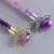 Import Support Dropshipping Amethyst Jade Roller for Face Massager with Zinc Alloy Metal Double Heads from China