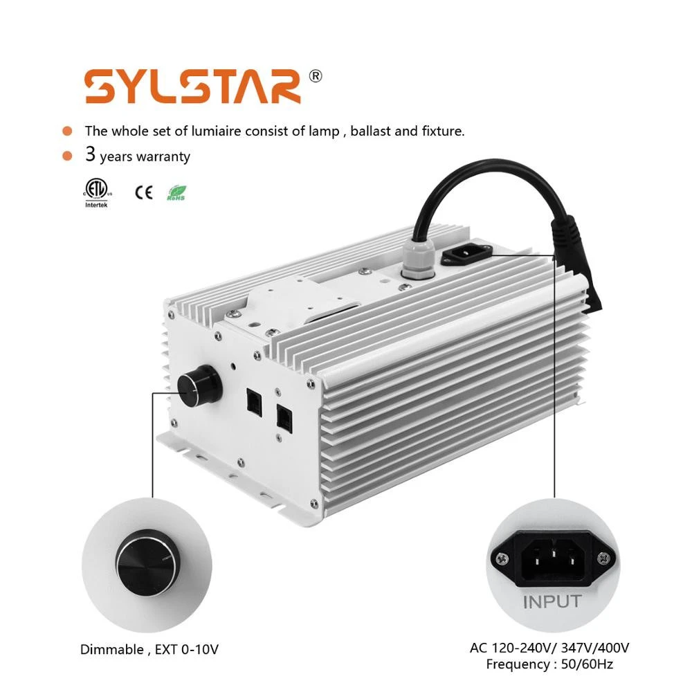 Sylstar ballasts 1000w 120-240V/240V/277V dimmable electronic ballasts 1000w