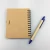 Import T0045 Low MOQ Recyclable Spiral notebook with paper eco pen from China