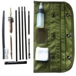 Tactical Hunting Airsoft accessories universal hand gun and pist Green Clothbag Rifle Gun cleaning kit for Military Gun Cleaning