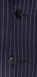 Tailor Made Fashion and Elegant blue stripe Men Suit with 2 buttons